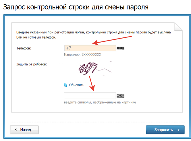 Контрольная строка